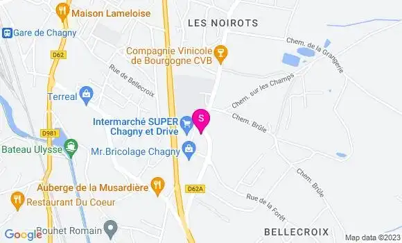 Localisation Intermarché Station