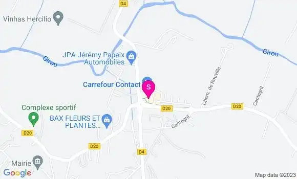 Localisation Carrefour Contact