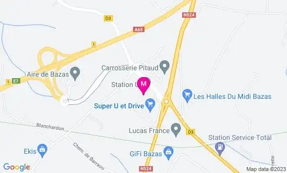 Localisation Super U