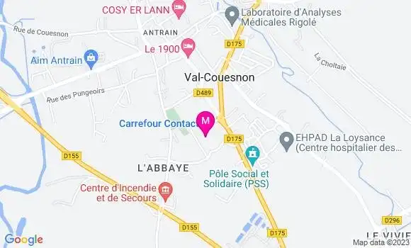 Localisation Carrefour Contact