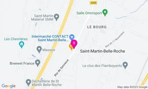 Localisation Intermarché Station