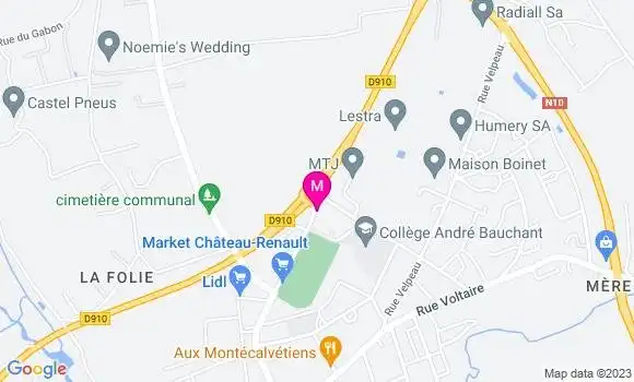Localisation Carrefour Market