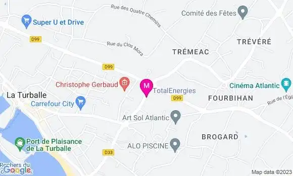 Localisation TotalEnergies