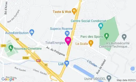 Localisation TotalEnergies
