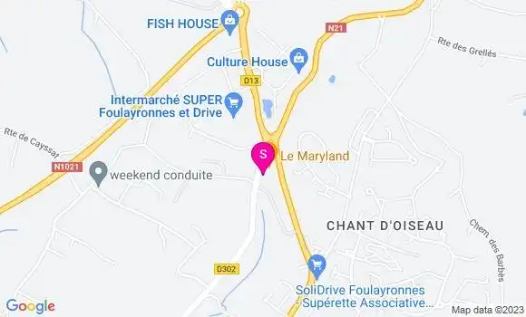 Localisation Intermarché Station
