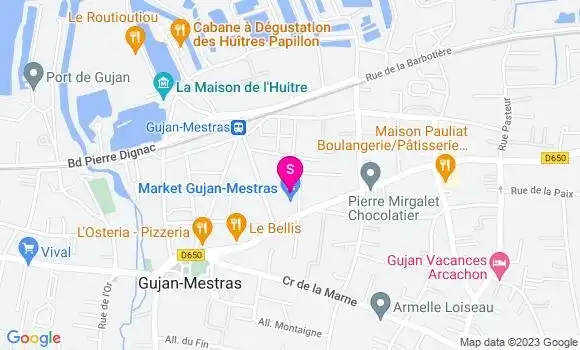 Localisation Carrefour Market