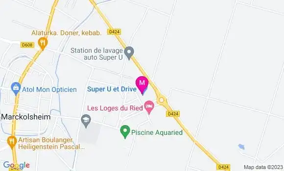 Localisation Station Super U