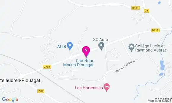 Localisation Carrefour Market