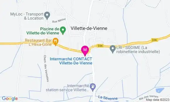 Localisation Intermarché Contact