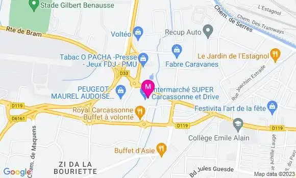 Localisation Intermarché Station