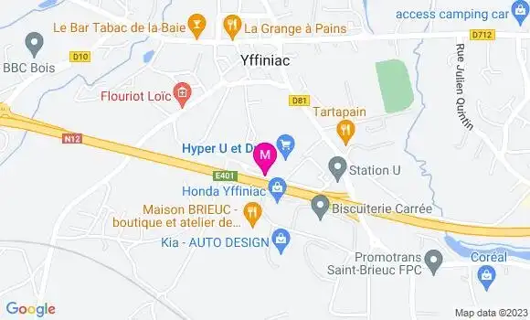 Localisation Station U