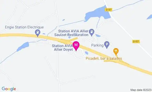 Localisation Station Avia
