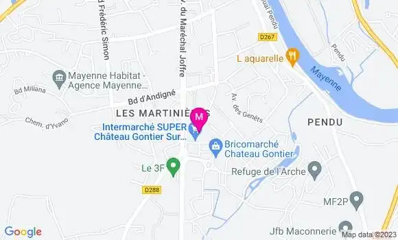 Localisation Intermarché Station