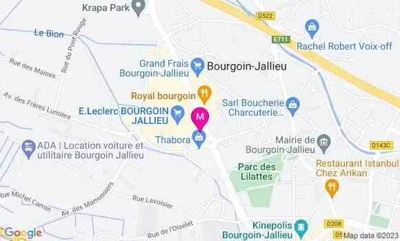 Localisation Station Leclerc