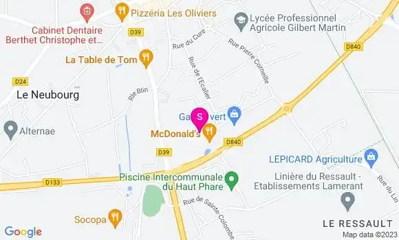 Localisation Intermarché Station