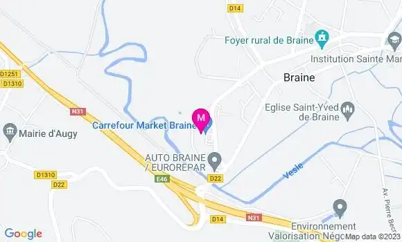 Localisation Carrefour Market