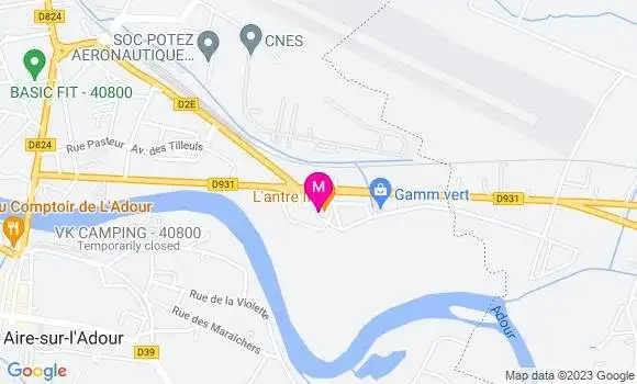 Localisation Carrefour Market
