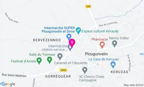Localisation Intermarché Station