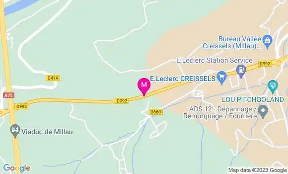Localisation Station Leclerc