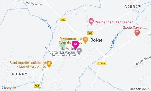 Localisation Station de la Vallée