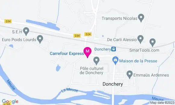 Localisation Carrefour Express