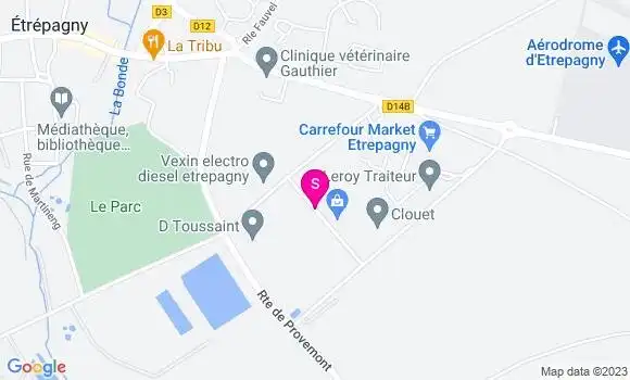 Localisation Carrefour Market