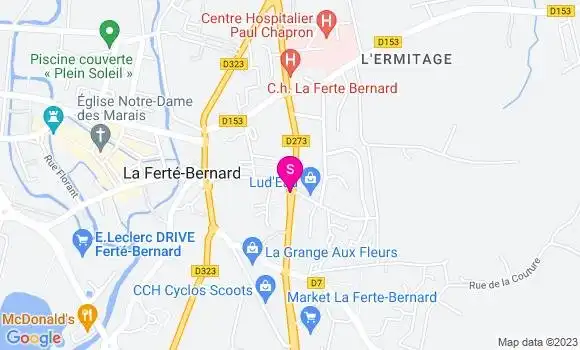Localisation Carrefour Market