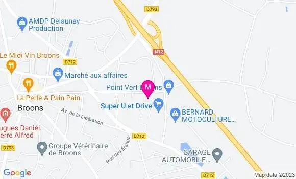 Localisation Super U