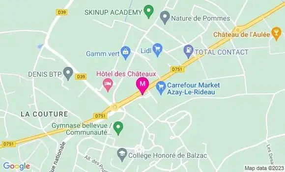Localisation Carrefour Market