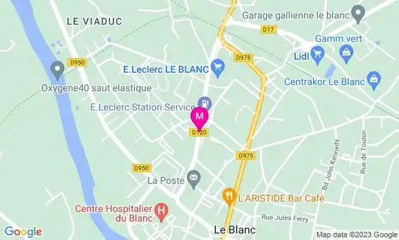 Localisation Station Leclerc