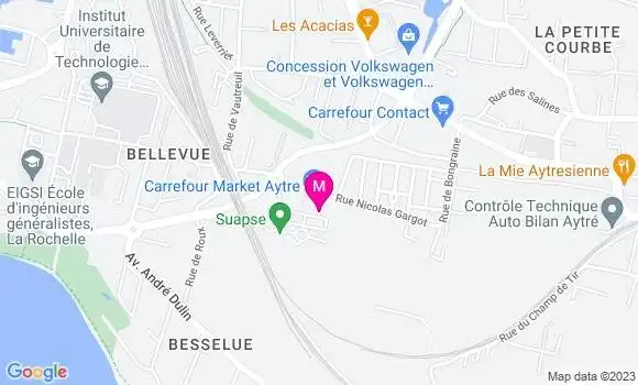 Localisation Carrefour Market