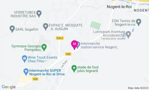 Localisation Intermarché Station