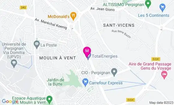 Localisation TotalEnergies