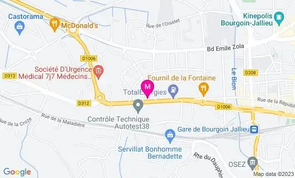 Localisation Esso Express