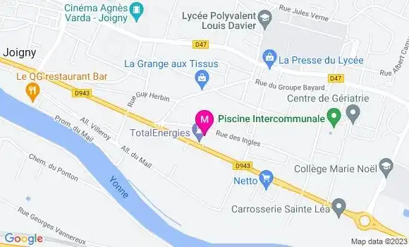 Localisation TotalEnergies