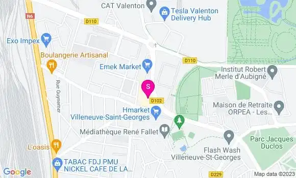 Localisation Carrefour Market