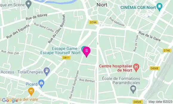 Localisation Carrefour Market