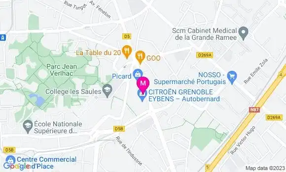 Localisation Station Eni