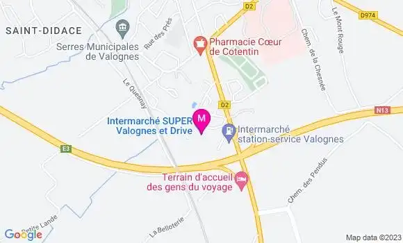 Localisation Intermarché Station