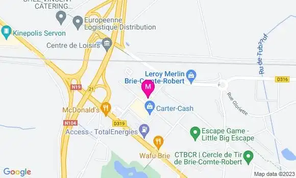 Localisation Station U