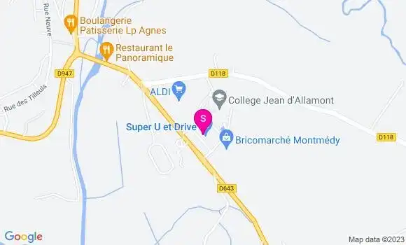 Localisation Super U