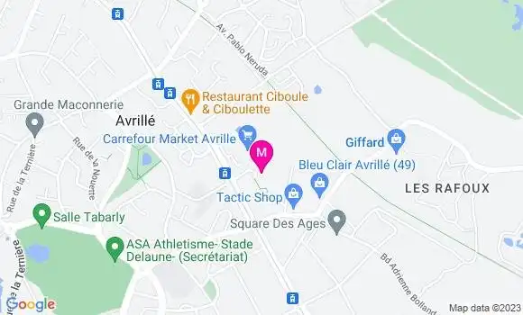 Localisation Carrefour Market