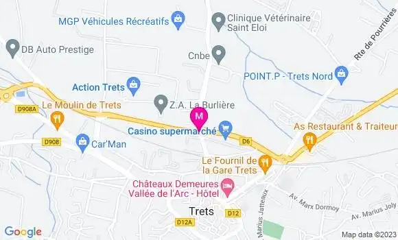 Localisation Carrefour Market