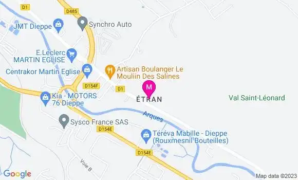 Localisation Station Leclerc