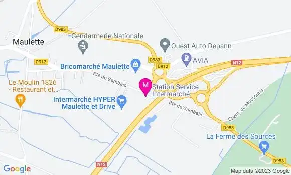 Localisation Station Intermarché