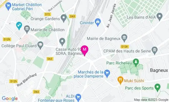 Localisation Bp Chatillon