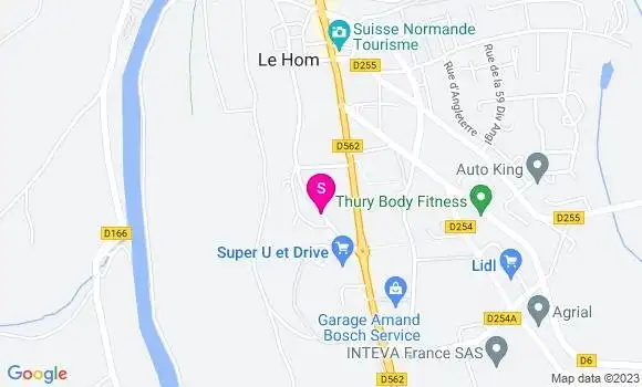 Localisation Super U