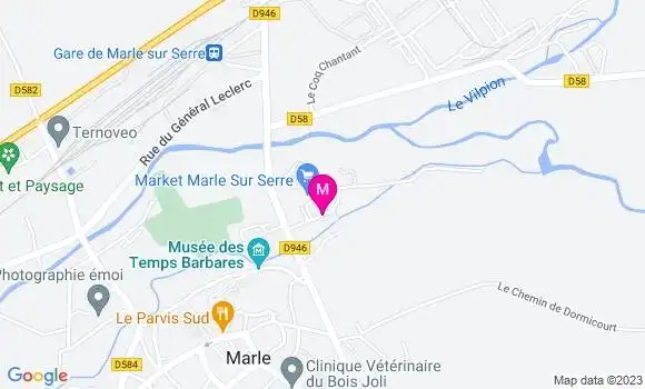 Localisation Carrefour Market