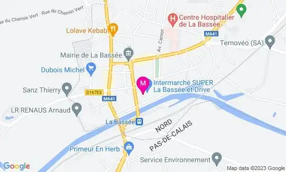 Localisation Intermarché Station