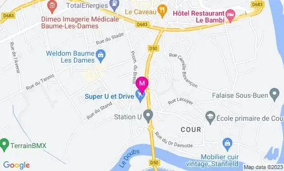 Localisation Super U
